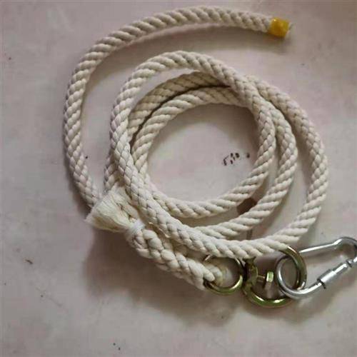 Two meters of cotton rope and a spinal ring